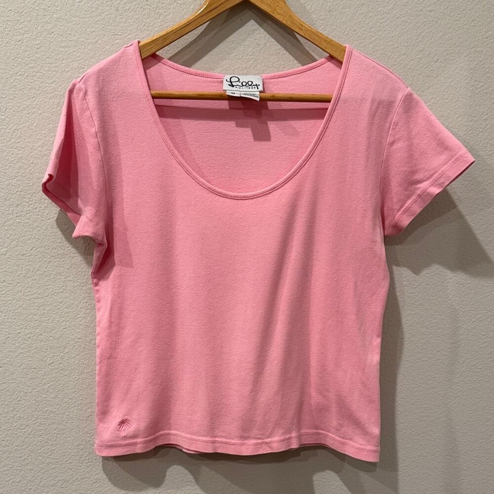 Lilly Pulitzer Pink Short Sleeve‎ Tee Size Medium